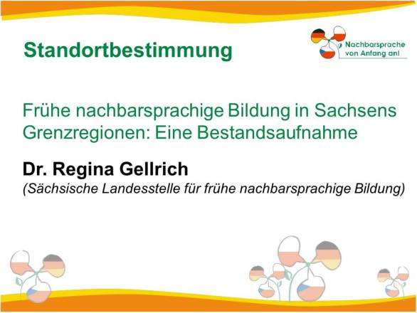 Dokumentbild Standortbestimmung - Frühe nachbarsprachige Bildung in Sachsens Grenzregionen